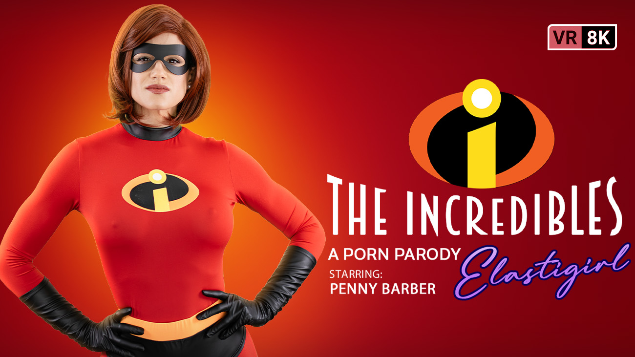Penny Barber in Elastigirl cosplay gives a POV blowjob in 4K VR