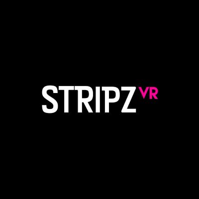 StripzVR VR porn studio logo representing 360 immersive adult scenes produced for virtual reality headsets and viewers.