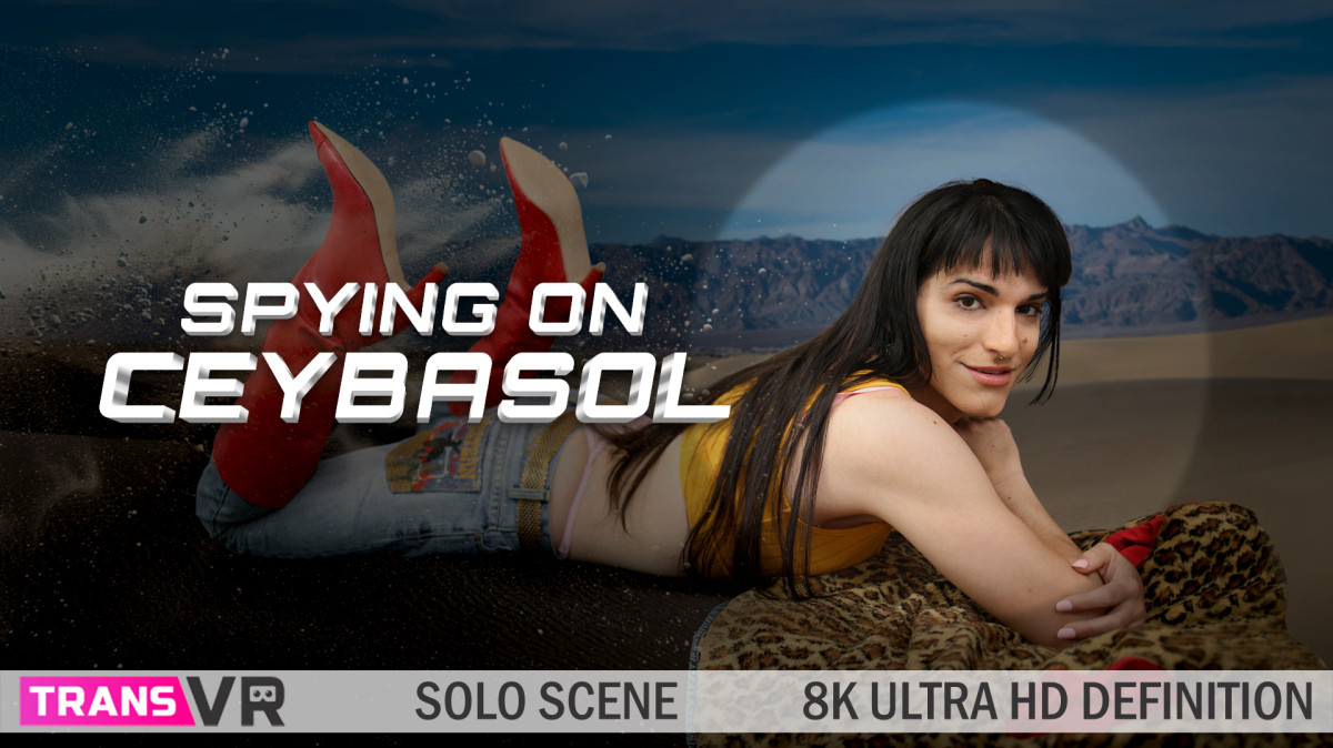 Brunette model Ceyba Sol performs a solo POV action in 4K VR with 60 FPS passthrough quality for immersive viewing.