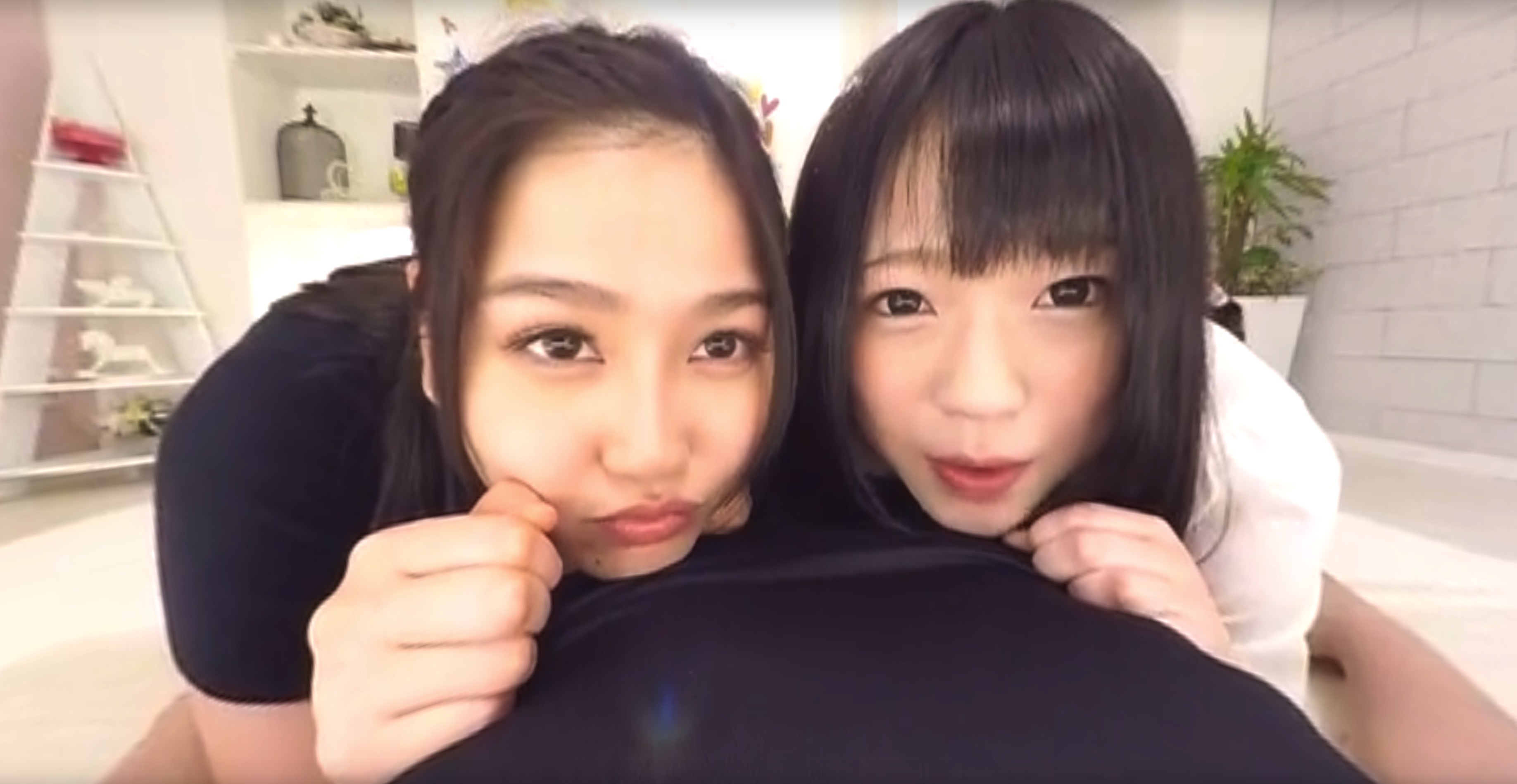 Risa Onodera and Riona Minami perform group anal sex in this 8K VR POV video featuring continuous creampie scenes.