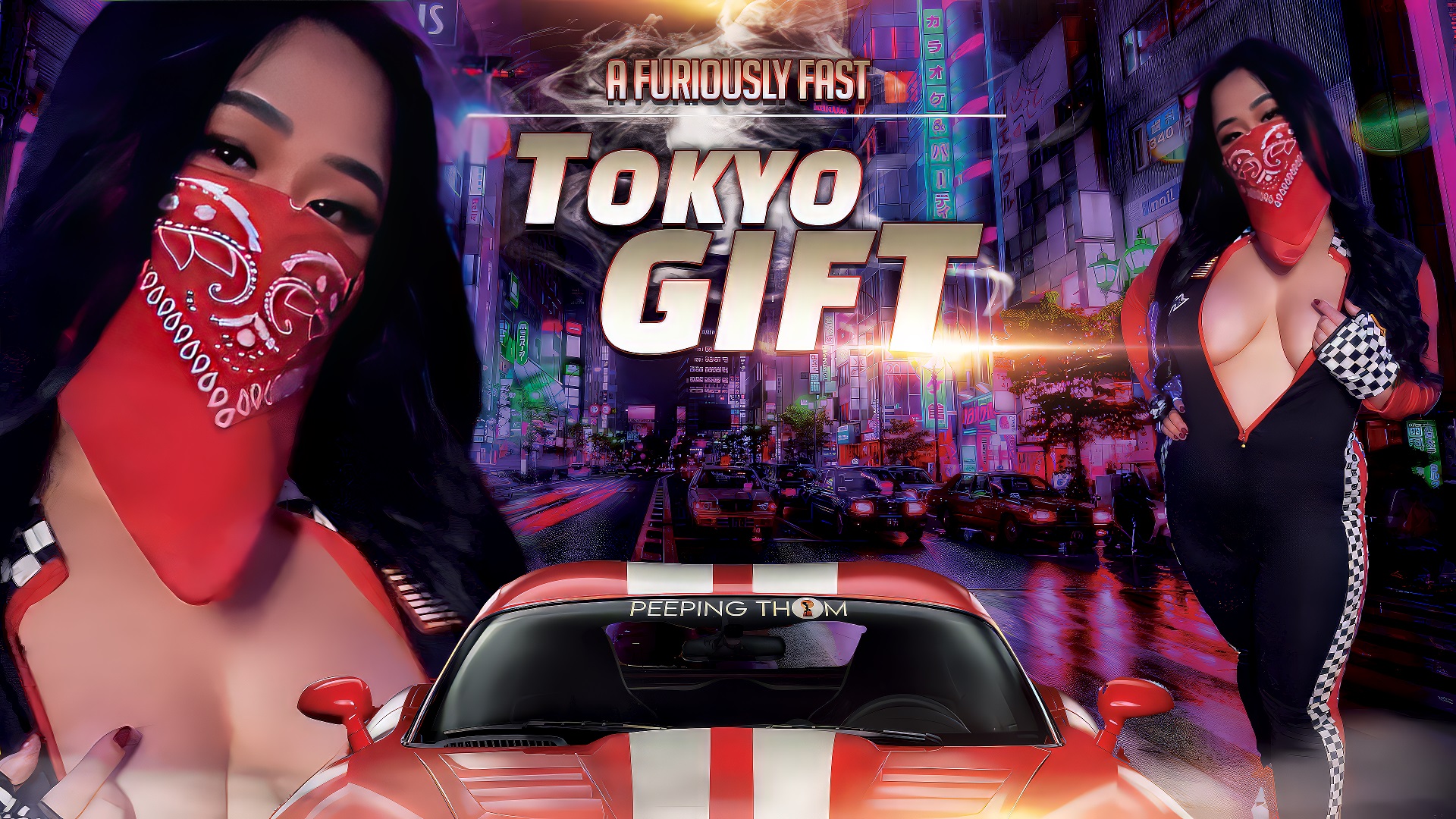 Asian Ivy performs a fast Tokyo POV blowjob in 4K VR with big tits for Peeping Thom
