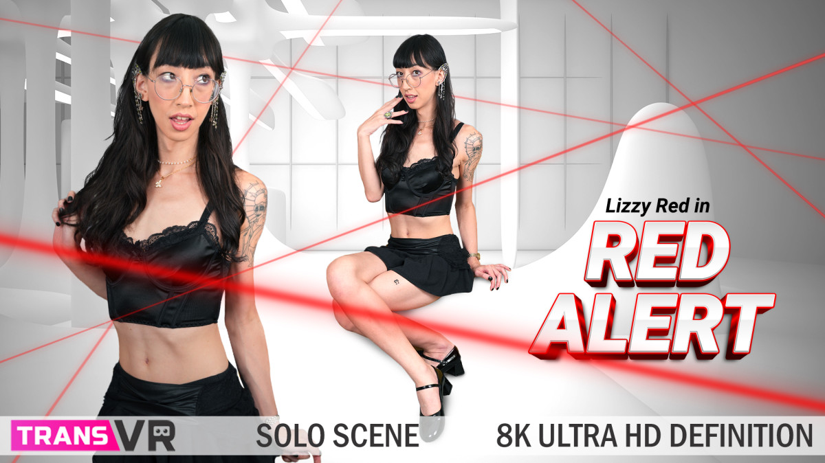 Lizzy Red Trans 8K 180 VR Handjob & Nude Strip