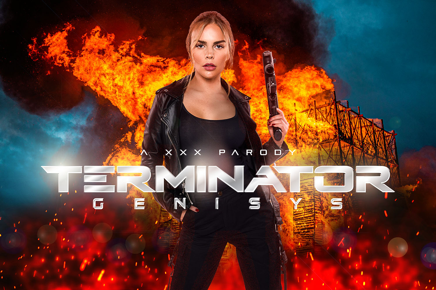 Kate Dalia cosplays Sarah Connor delivering a POV blowjob in a 4K VR scene with 60 FPS quality and premium production values.