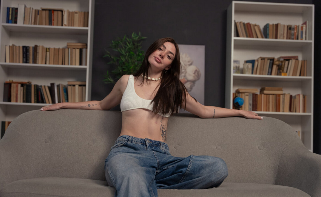 JoyceQ teases in a solo softcore StasyQVR 4K VR POV scene filmed at 60 frames per second for premium quality viewing.