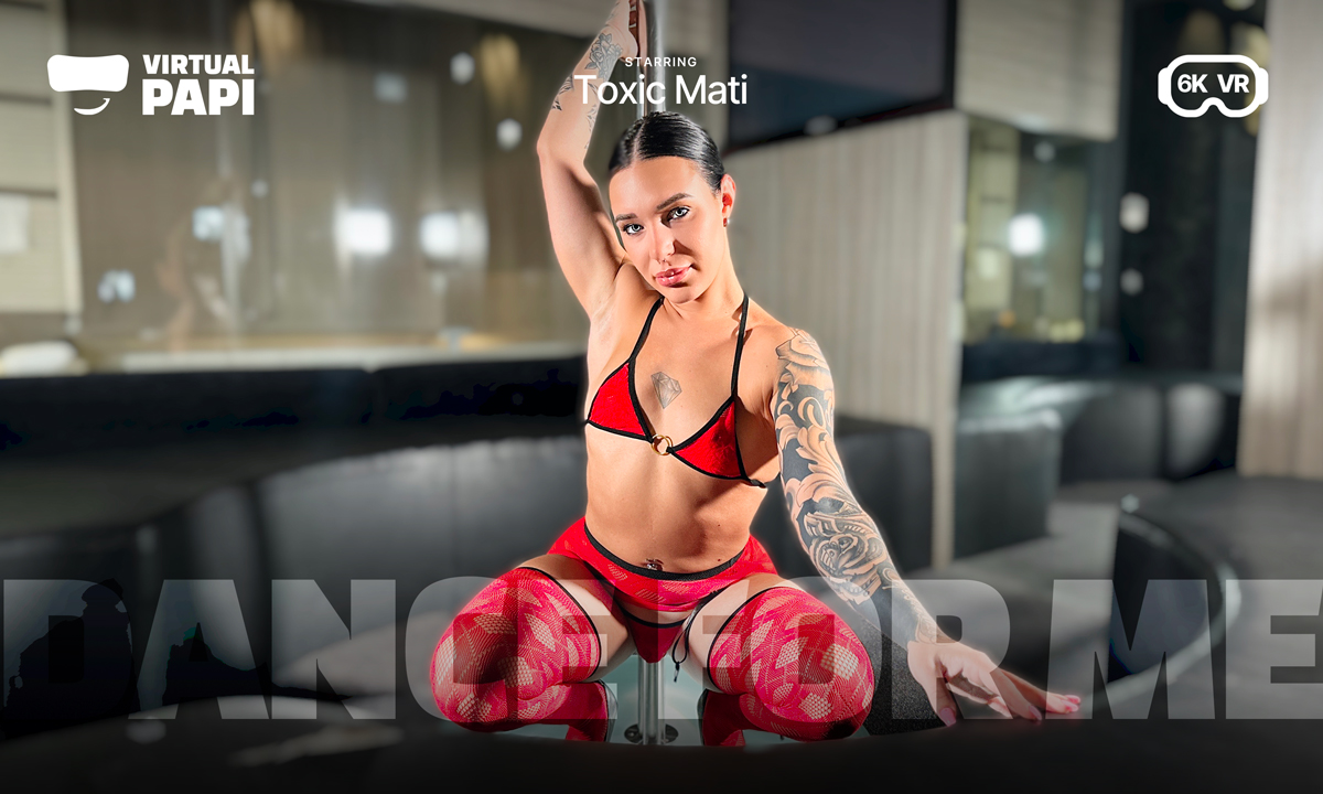 Toxic Mati performs oral and anal sex in a 4K Virtual Papi VR POV scene at 60 frames per second.