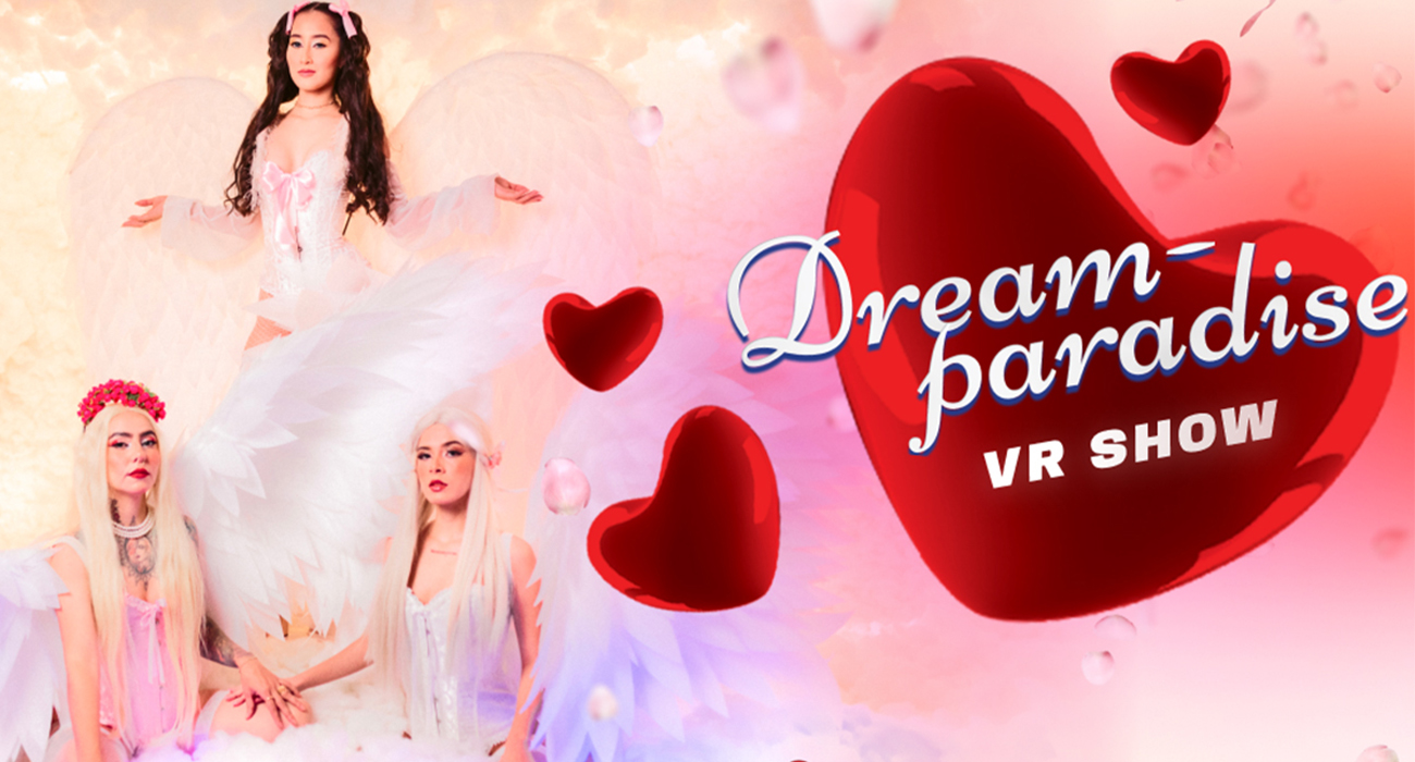 Four women dance in a romantic setting during this 4K Colombian VR POV video filmed in 180 degrees.