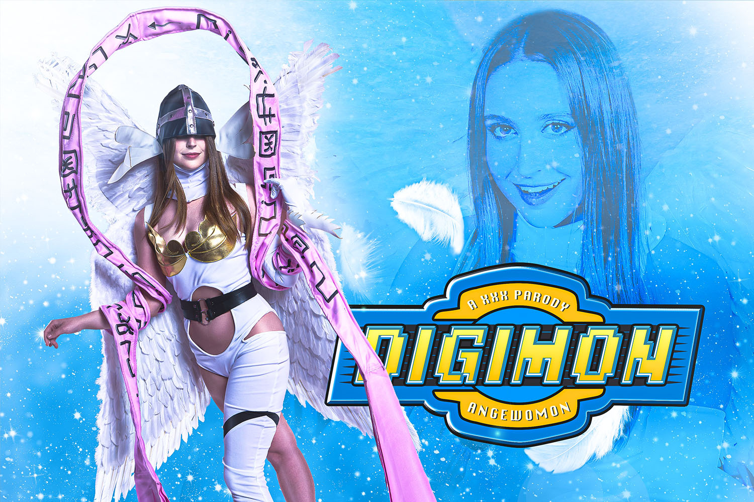 Laney Grey performs oral sex on a Digimon character in this VR POV cosplay parody filmed at 60 frames per second.