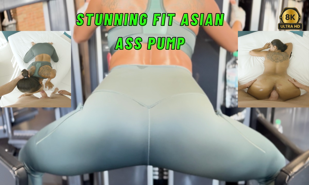 Cherry Lee receives anal and oral pleasure in a 4K VR scene by FitLoversVR