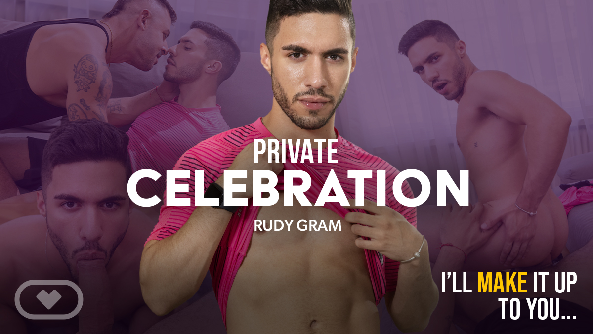 Luciano and Rudy Gram share a private celebration in a POV bear blowjob scene filmed in 60 FPS VR.