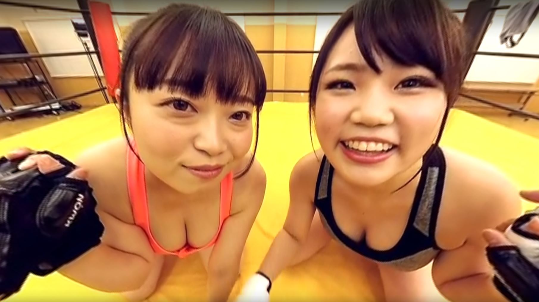 Gym trainer POV VR video featuring big tits in a group sex scene with 180 degree passthrough and 8K resolution