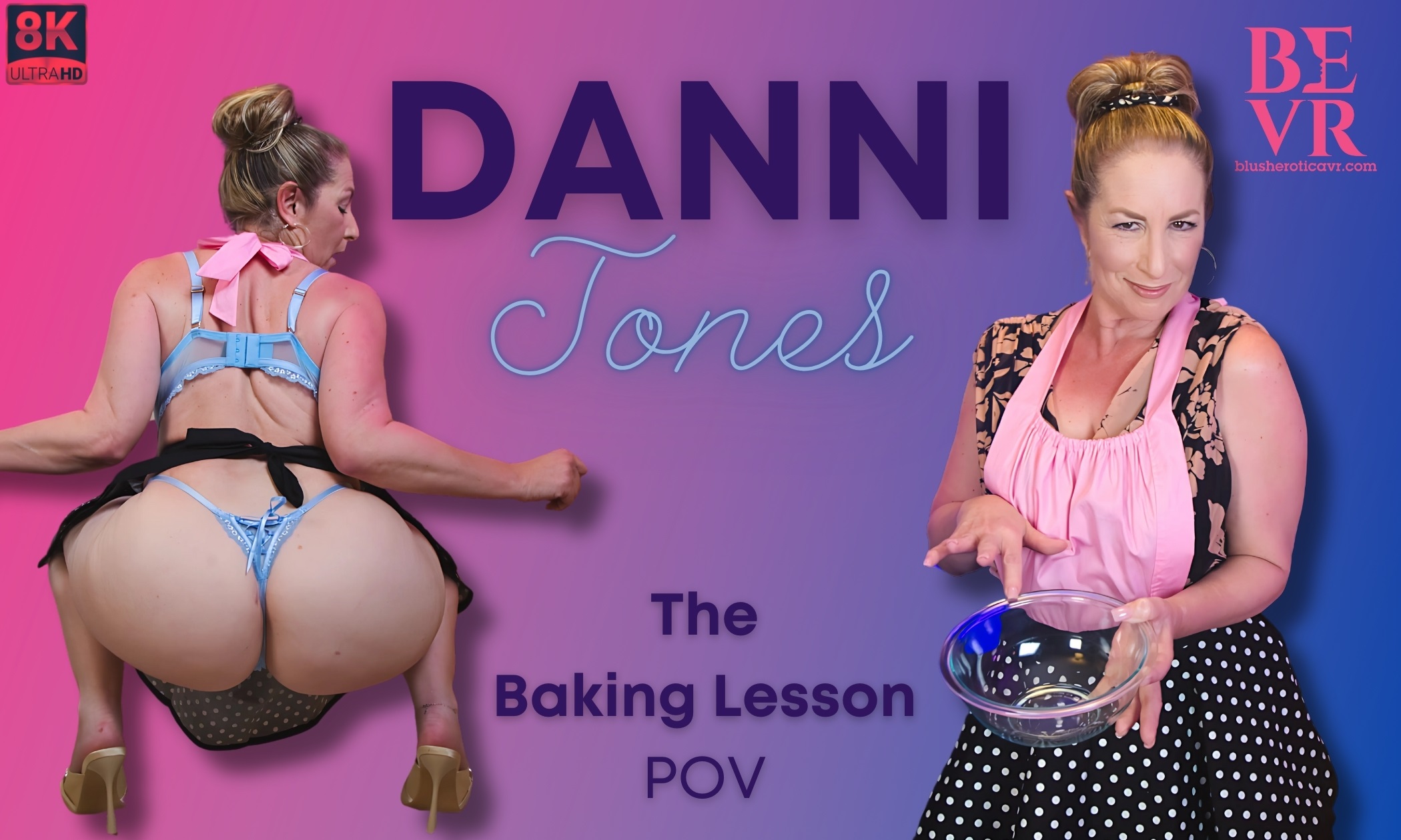 Danni Jones 8K Solo Baking Scene