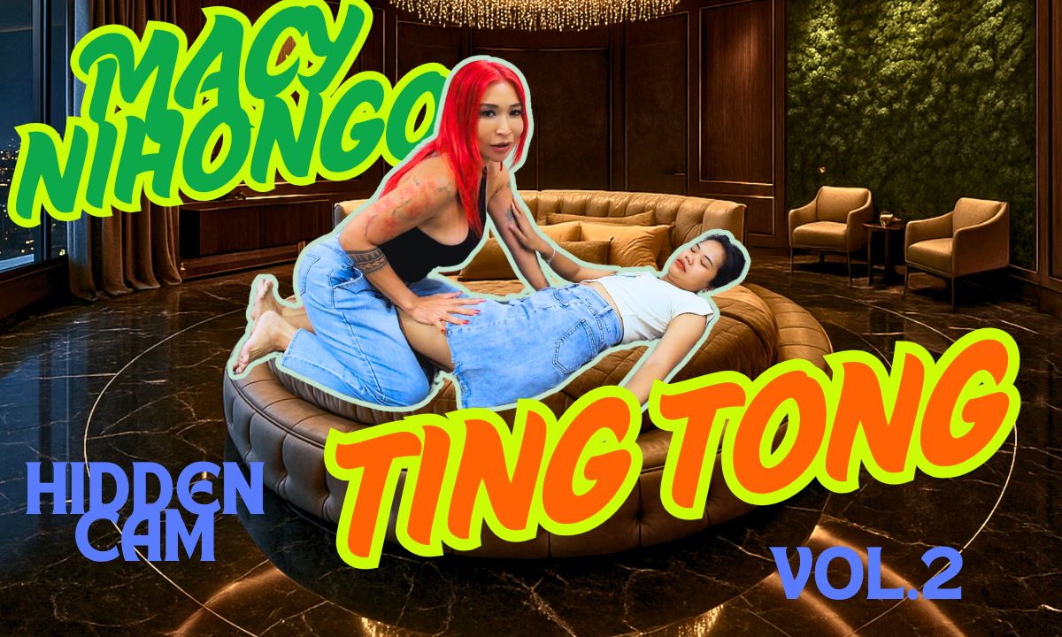 Macy Nihongo and Ting Tong perform oral sex on each other in a Thai and Japanese setting for this 4K VR video.