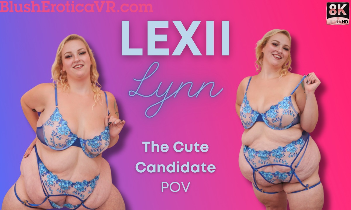 Lexii Lynn performs a solo POV scene in 4K VR with big tits, filmed at 60 FPS for premium adult content.