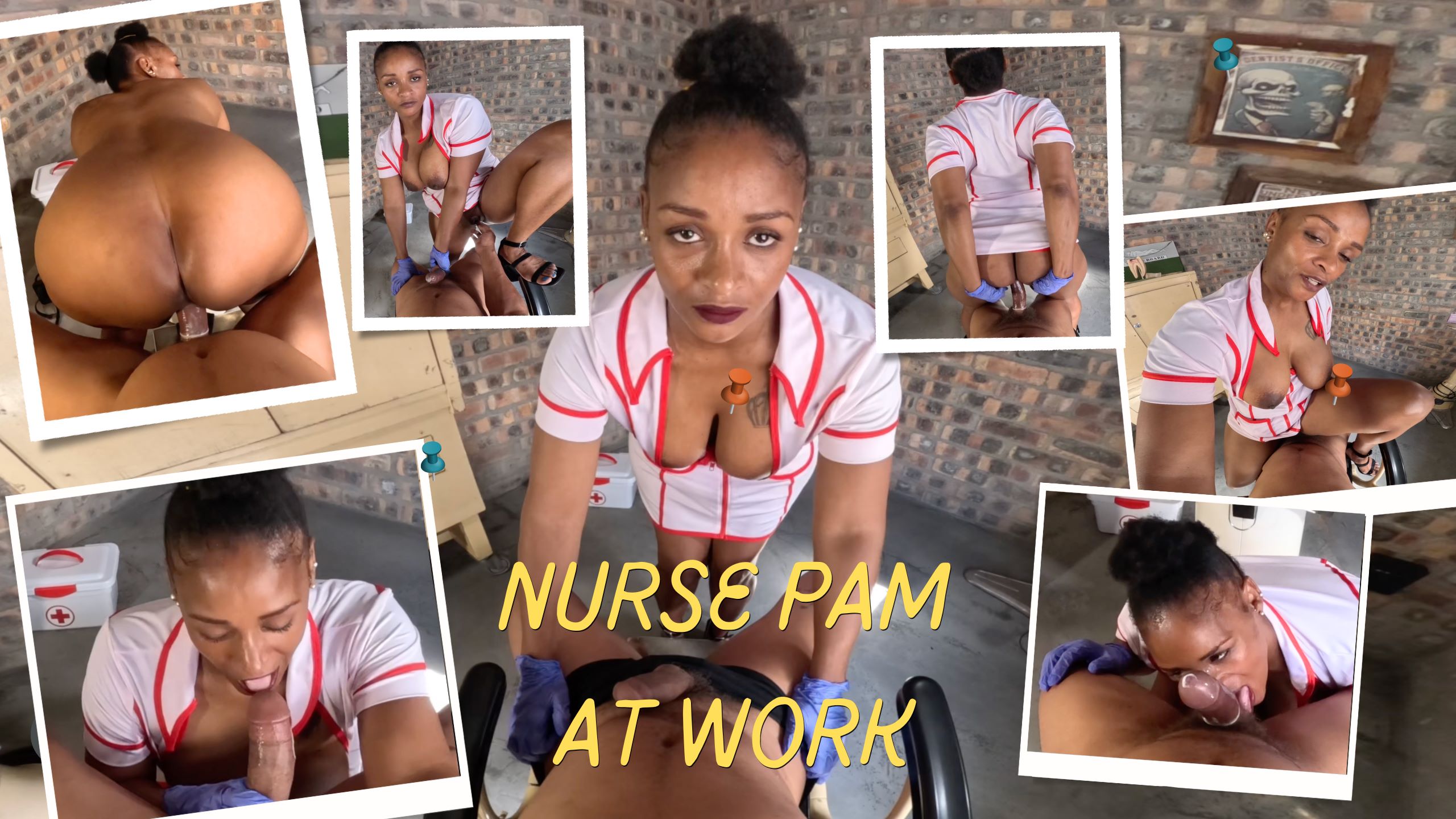 Nurse Pam performs a blowjob in cosplay for April Movie Productions in this 4K POV VR video
