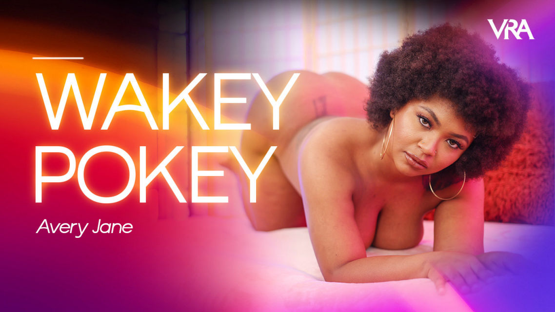 Avery Jane performs a solo action in a POV VR setting with 4K resolution and 60 FPS video quality.