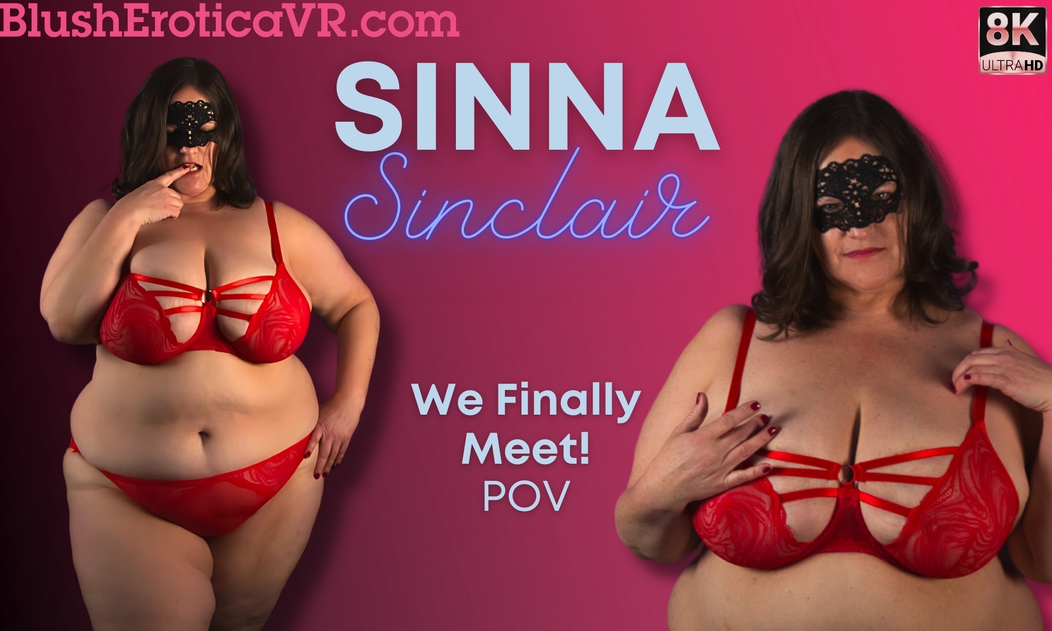 Sinna Sinclair performs a solo POV scene in 4K VR with big tits