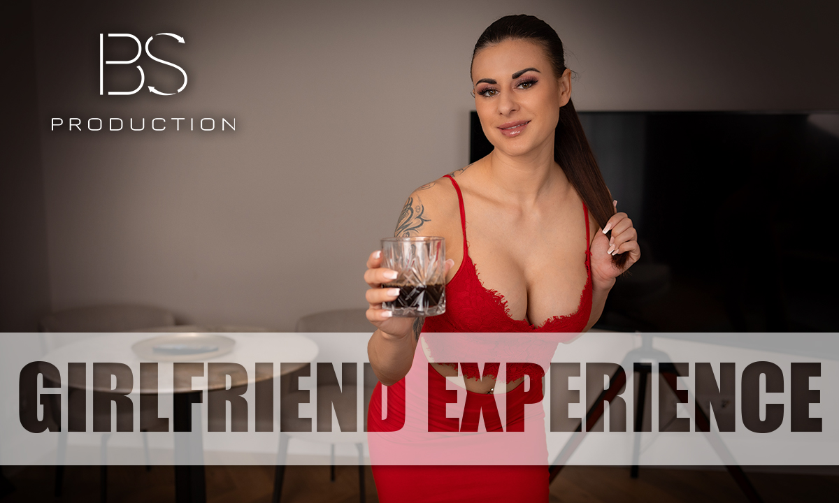 Brunette model Billie Star performs a footjob in 4K VR with 60 FPS smooth motion during a coffee themed scene by BS-Production.