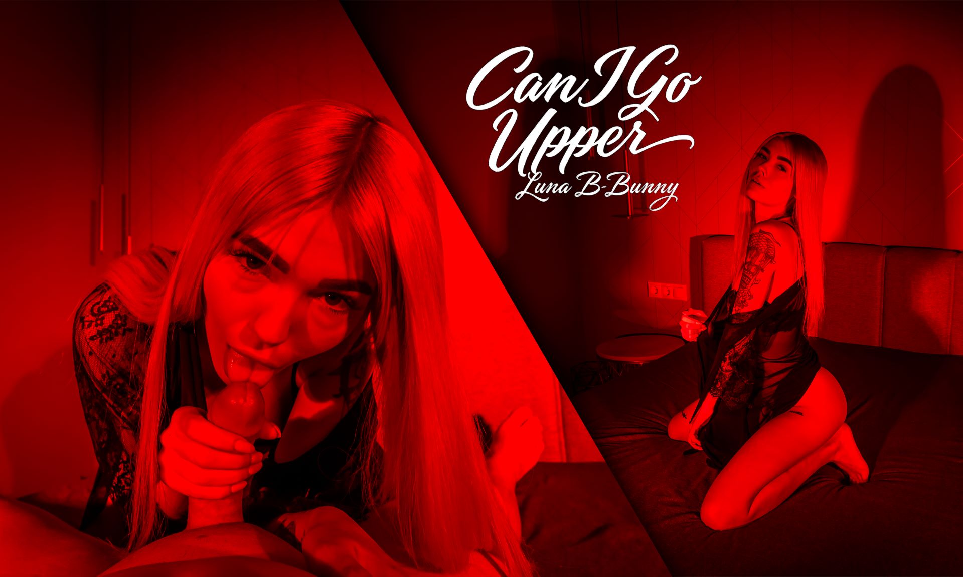 Luna B-Bunny performs a footjob and blowjob in Red Light District VR 4K POV.