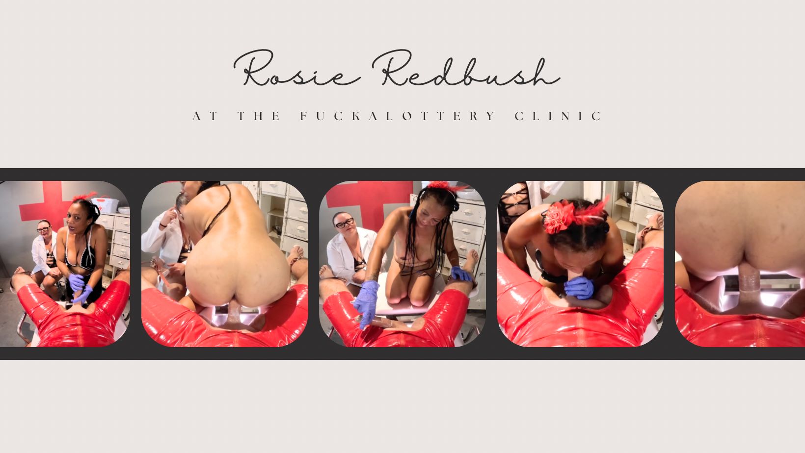 Rose AMP performs a POV blowjob in a clinic setting with big tits in 4K VR