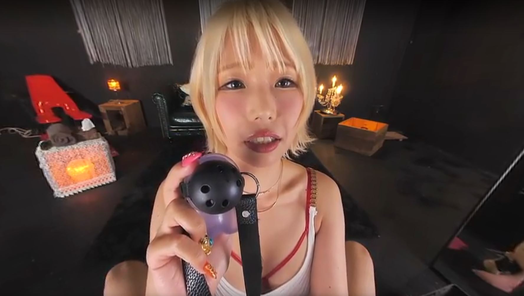 Arisu Otsu performs solo VR action in this 4K POV video by ChinChinVR featuring skilled management techniques.