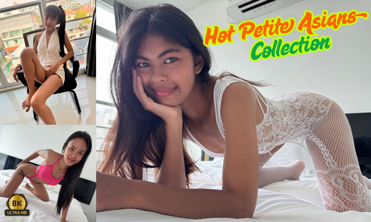 Petite Asian models Lisa Star, Sai Sai, and Maya Carter appear in a 4K 180-degree VR compilation featuring intimate interactions.