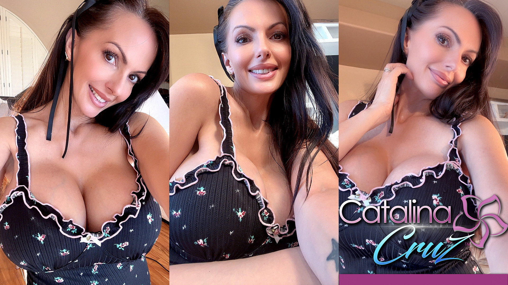 Catalina Cruz performs solo in a breakfast POV scene filmed in 4K VR with 60 FPS resolution.