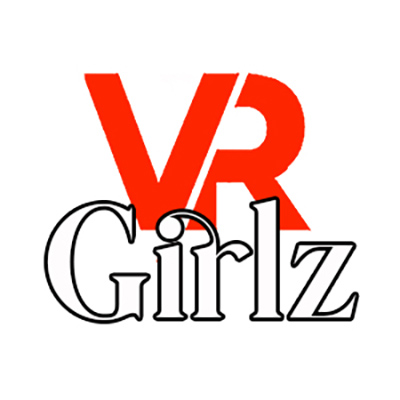VRGirlz VR porn studio logo — 40 immersive virtual reality scenes featuring solo and couple performances in native VR formats.