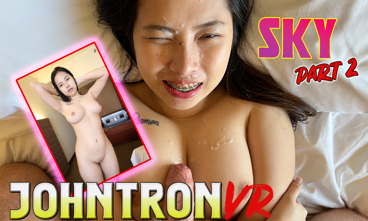 Sky performs a blowjob in a Thai setting for JohnTronVR in 4K 60 FPS VR POV.