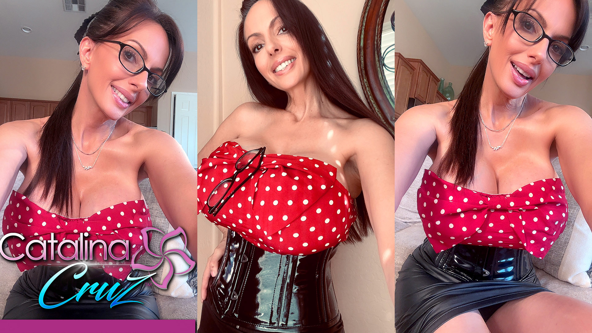 Catalina Cruz poses solo in a pin up style setting for this 5K VR POV video recorded at 60 FPS with premium 4K resolution.