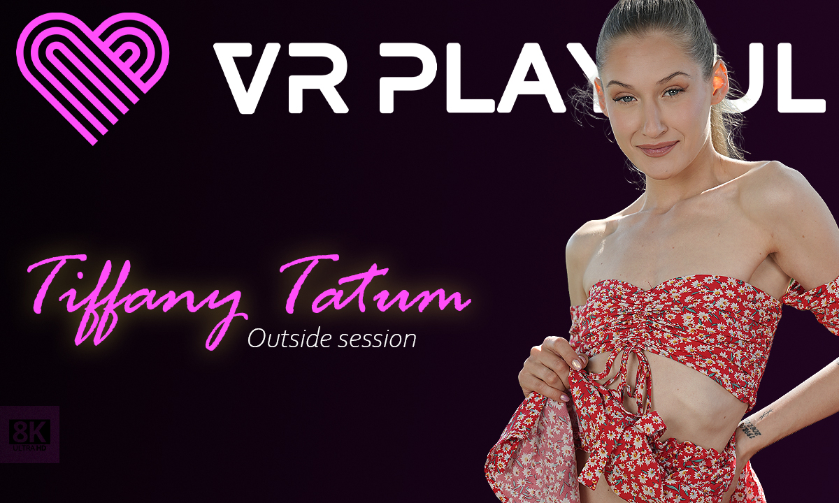 Tiffany Tatum enjoys an outdoor POV session in 4K resolution filmed at 60 frames per second by VR Playful