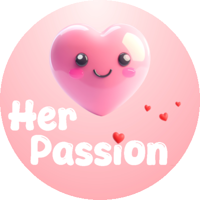 HerPassionVR studio logo — 8 scenes in VR porn productions designed for immersive headset viewing experiences.
