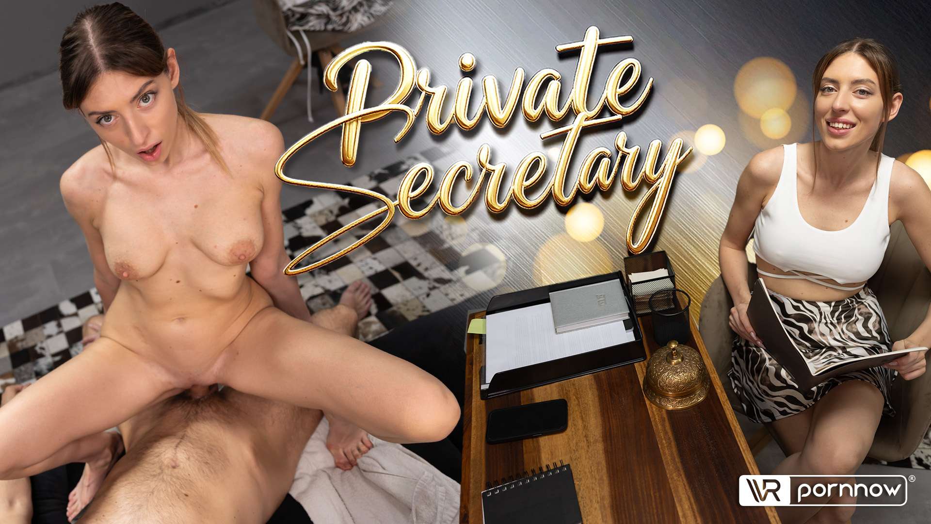 Fanta Sie performs a POV blowjob in 4K VR as a private secretary.