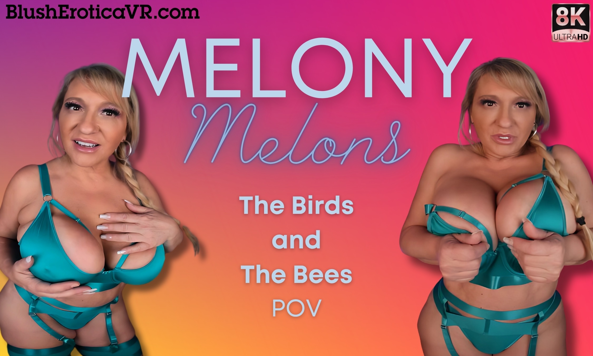 Melony Melons performs a solo POV scene in 4K VR with big tits, filmed in 60 frames per second for premium quality.