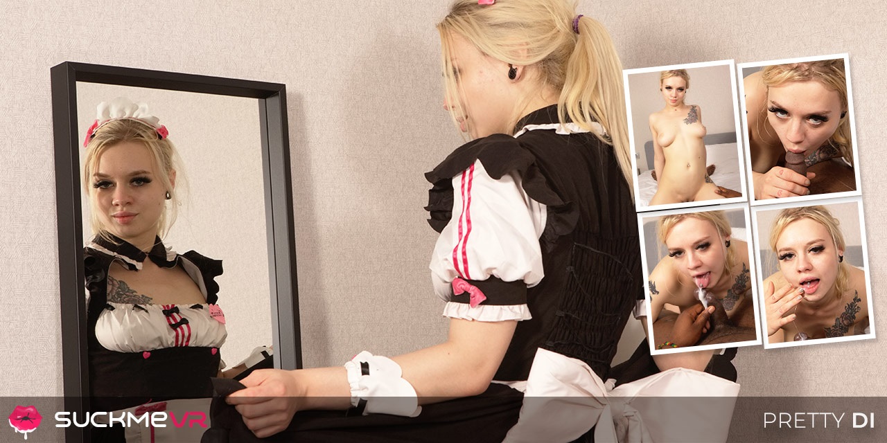 Pretty Di cosplays in a 4K VR POV scene featuring a BBC handjob with premium passthrough visuals.