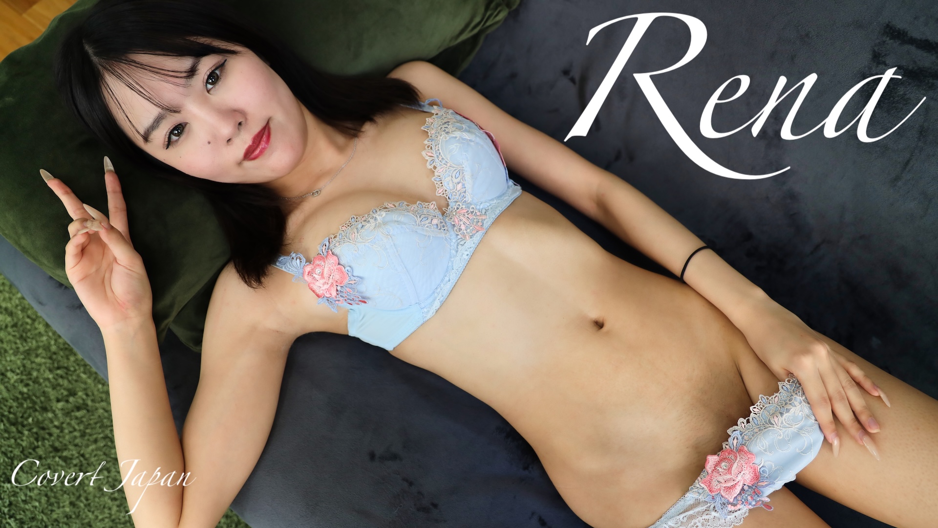 Rena receives a massage and blowjob in a POV VR scene filmed in 60 FPS by CovertJapan.