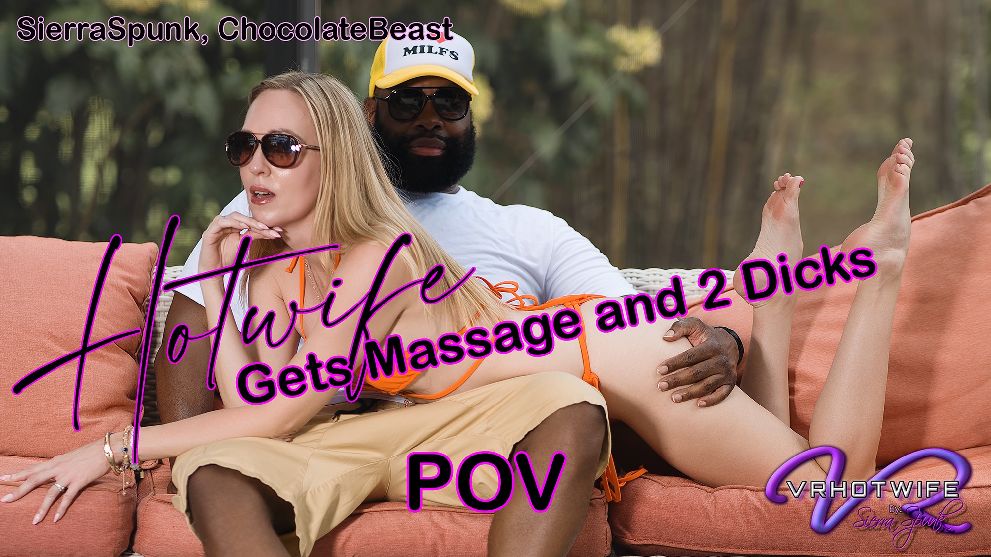 Sierra Spunk performs oral sex on multiple partners in a POV group scene filmed in 4K VR.