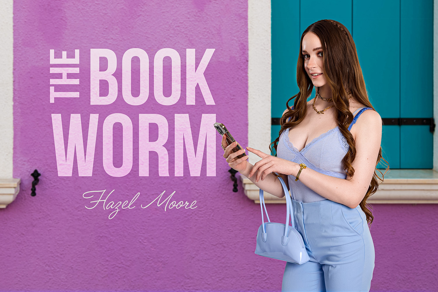 Hazel Moore performs a POV blowjob and titty fuck in a library setting for BadoinkVR in 60 FPS VR.