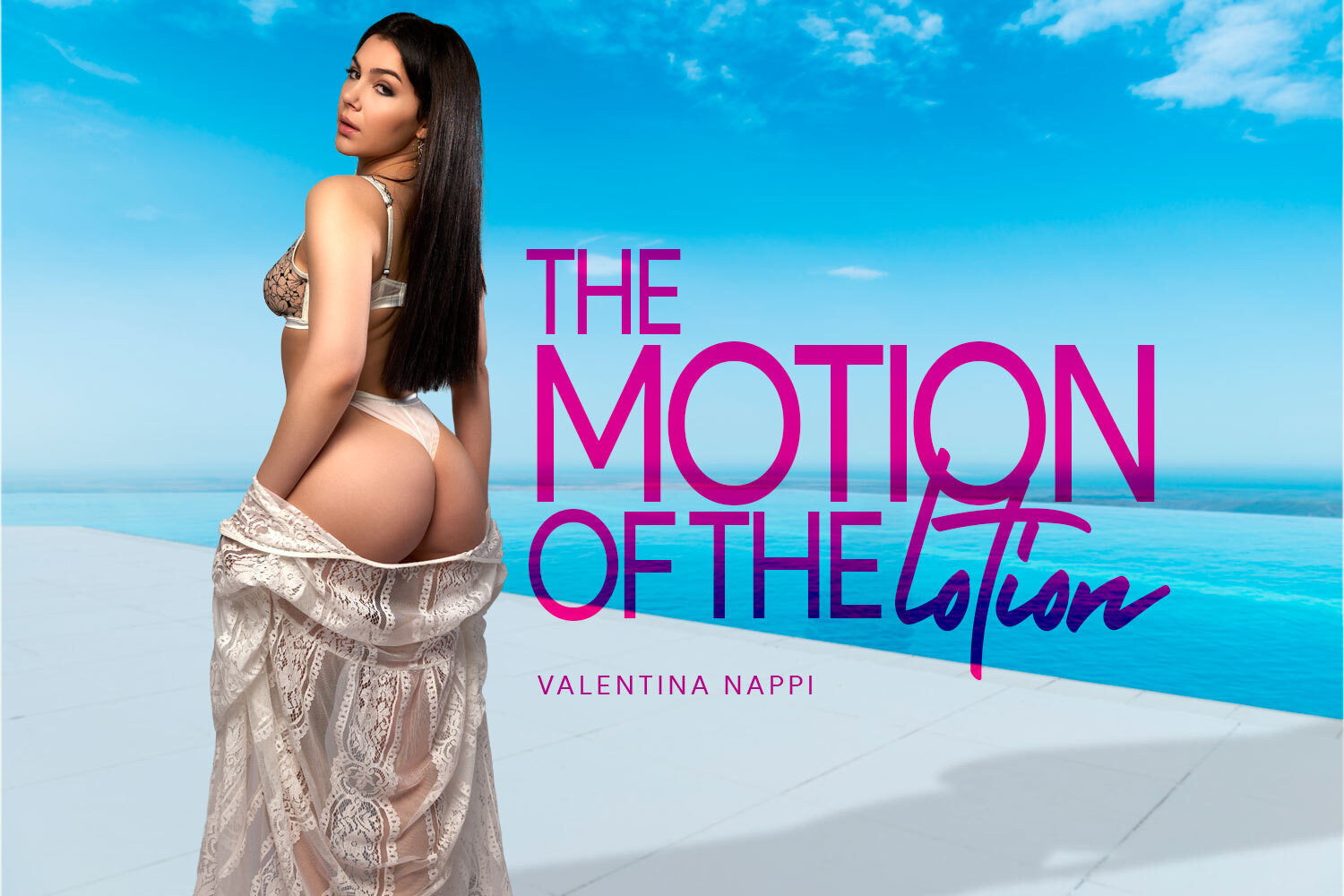 Valentina Nappi performs a titty fuck outdoors in this 60 fps BadoinkVR premium POV video shot in 8K resolution.